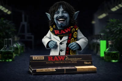 Raw black connoisseur ks slim feuilles filtres 32 feuilles josh kesselman
