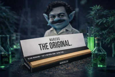 Feuille narcos black brune king size slim
